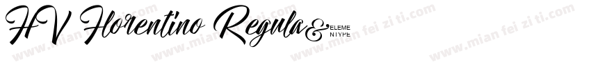 HV Florentino Regula字体转换